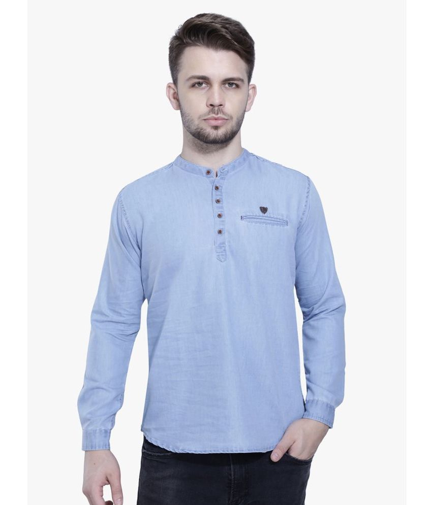     			Kuons Avenue - Blue Cotton Men's Regular Kurta ( Pack of 1 )