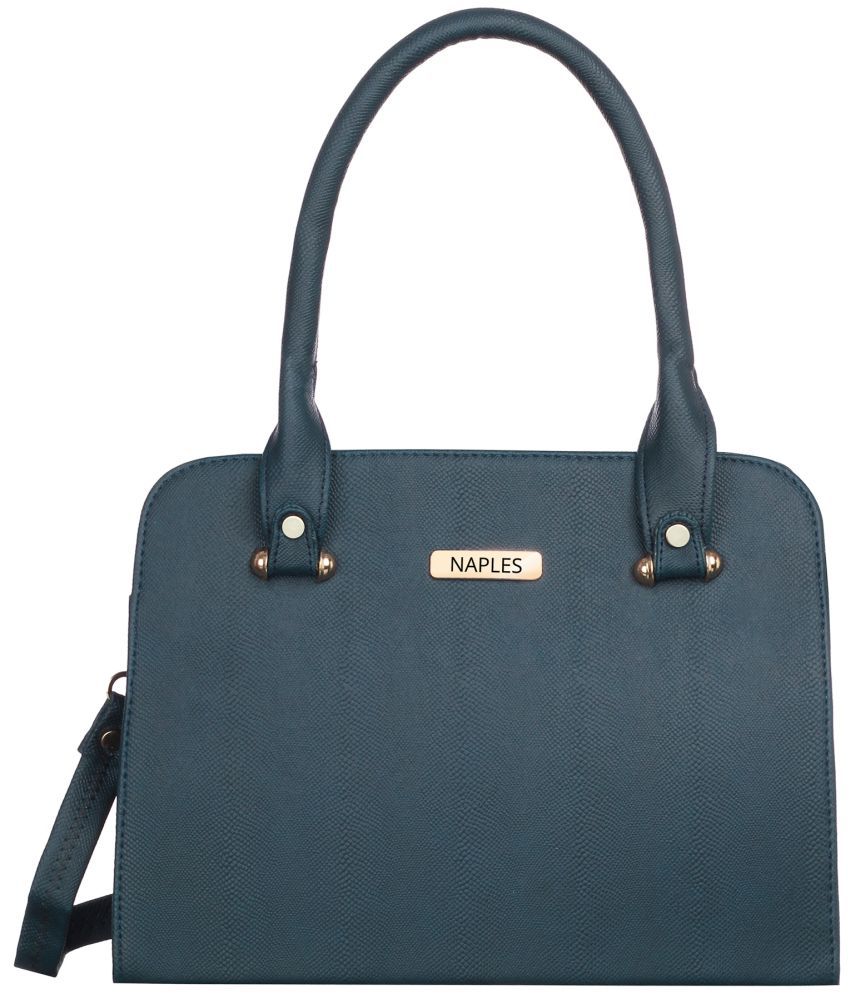     			Naples - Blue PU Shoulder Bag