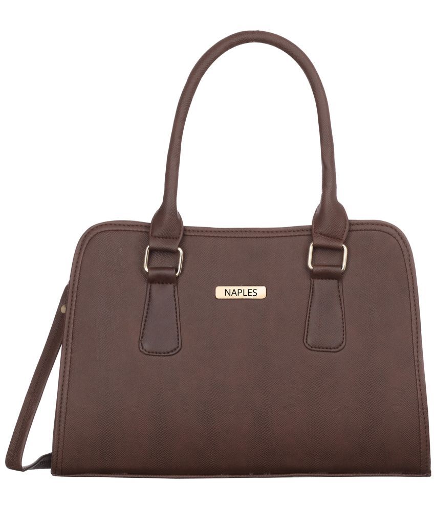     			Naples - Brown PU Shoulder Bag