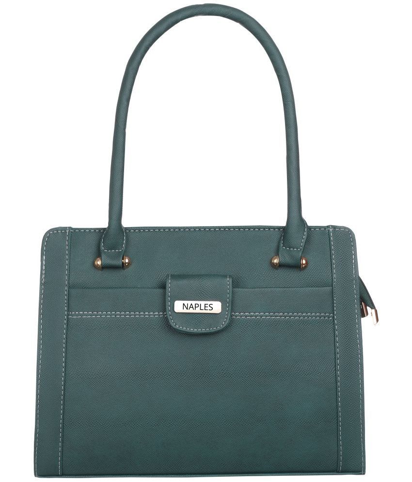     			Naples - Green PU Shoulder Bag