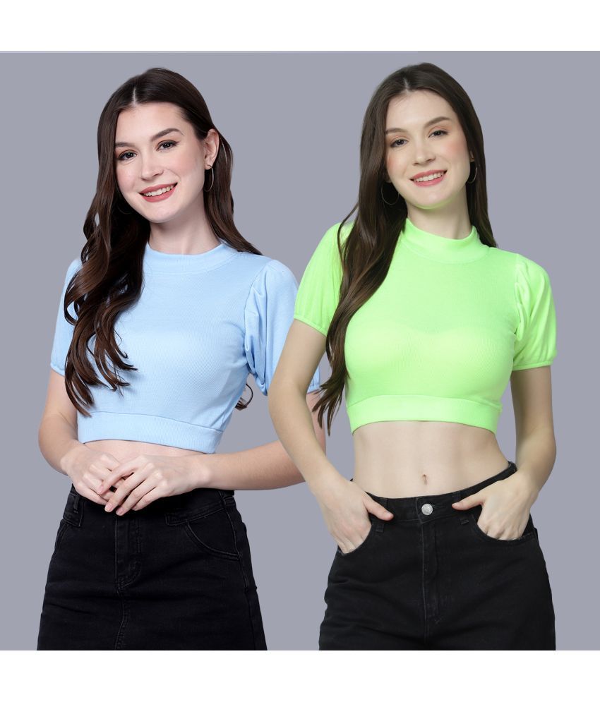     			Diaz - Multicolor Cotton Regular Fit Women's T-Shirt ( Pack of 2 )