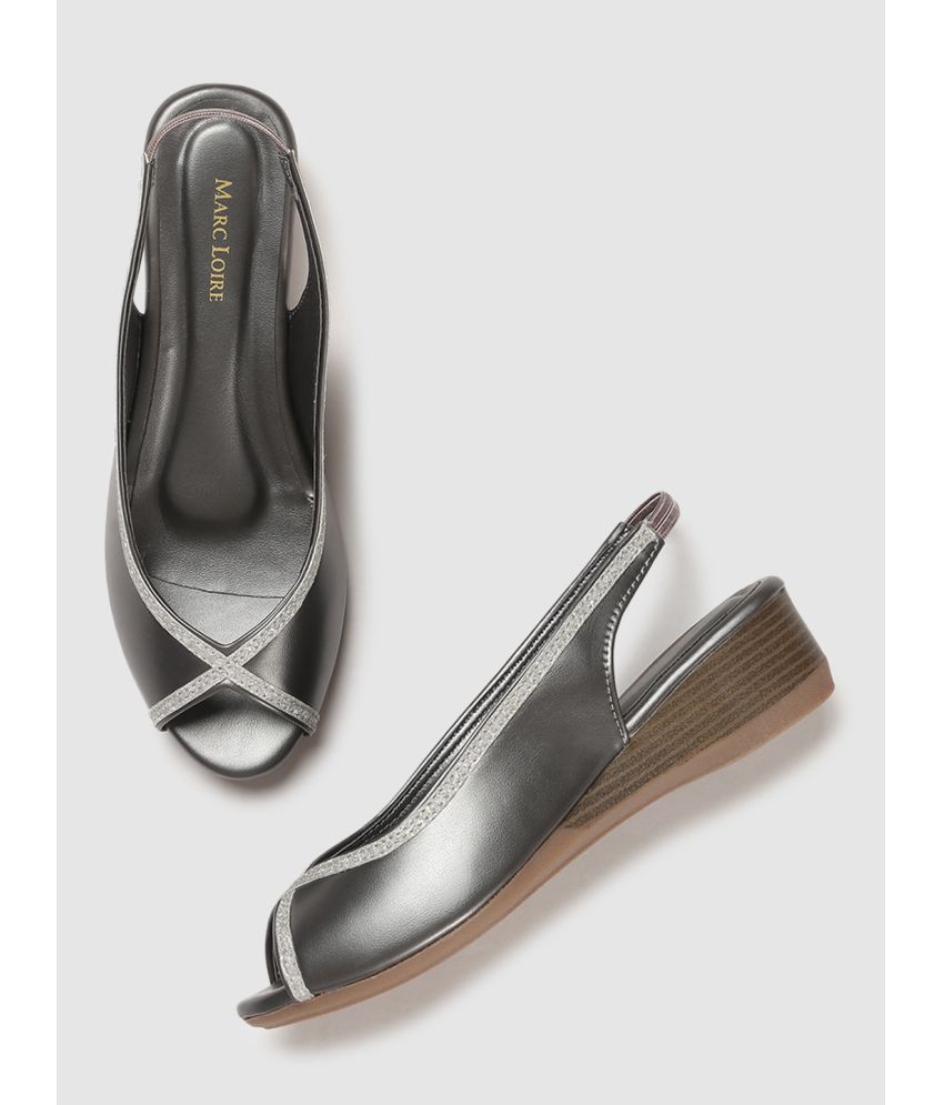     			MARC LOIRE - Gray Women's Peep Toes Heels
