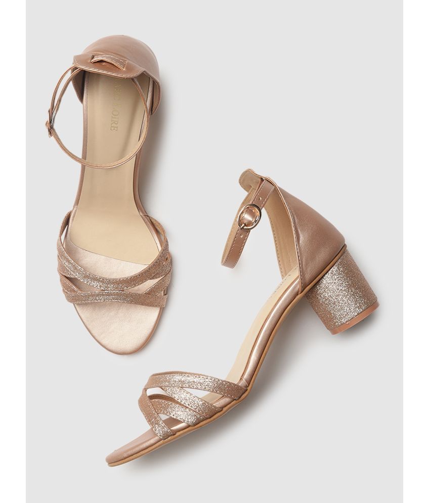     			MARC LOIRE - Rose Gold Women's Sandal Heels