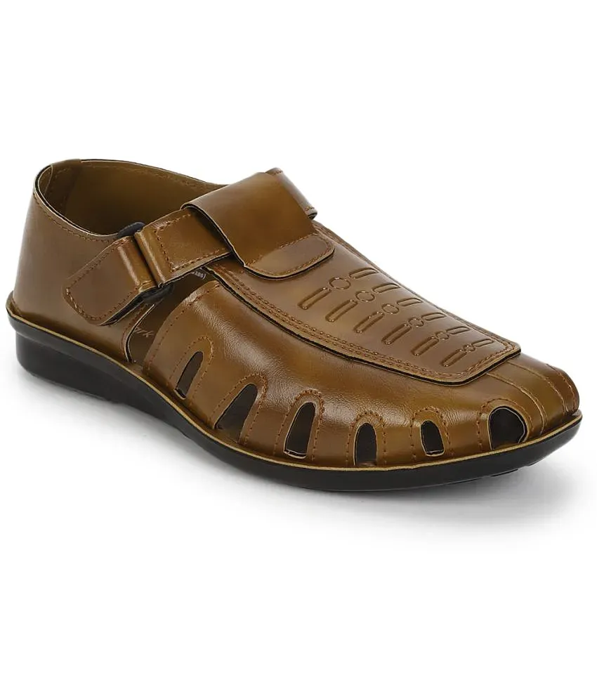 Buy Franco Leone Men's Tan Sandals Online at Lowest Price Ever in India |  Check Reviews & Ratings - Shop The World