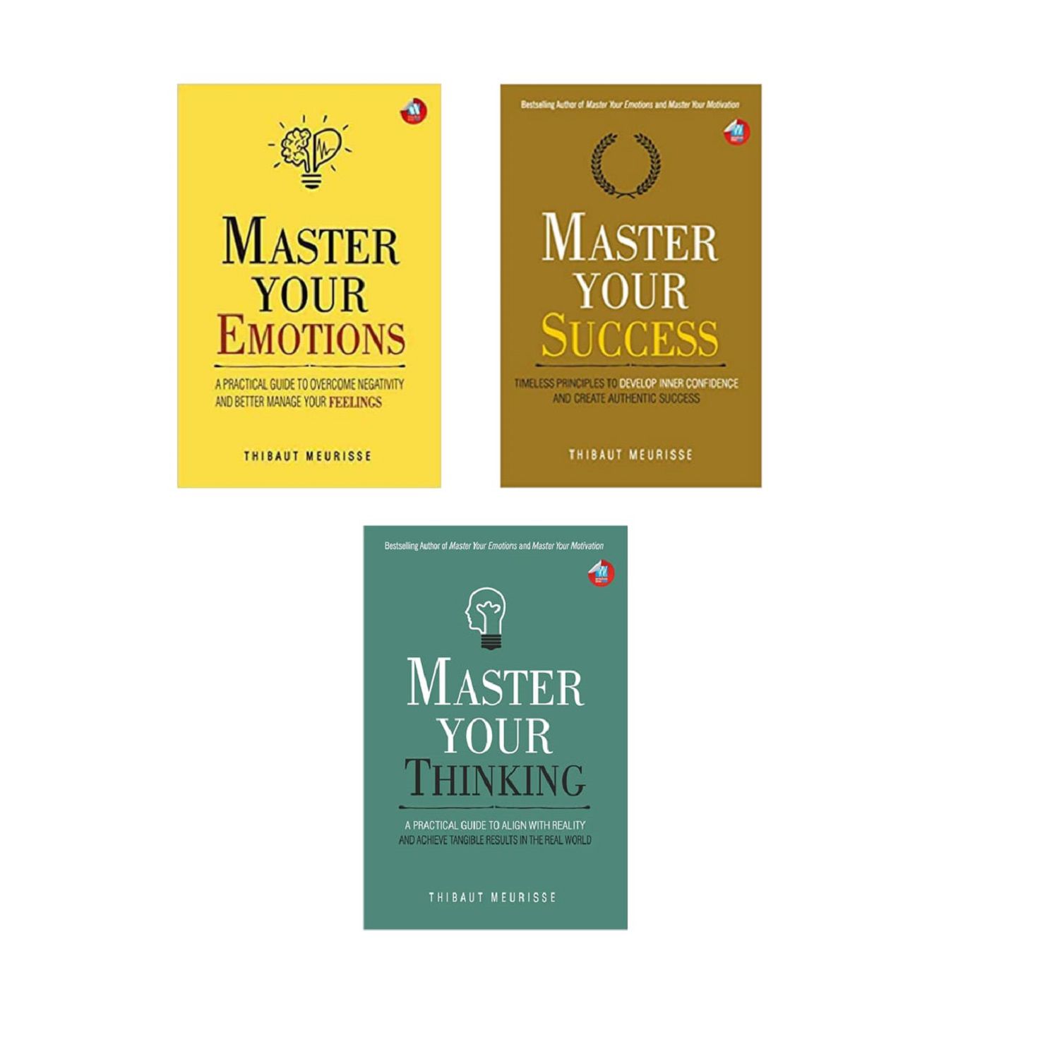     			( Mastery Series Book 3 Pack ) Master Your Emotions & Master Your Thinking & Master Your Success  1 January 2021 -- Paperback ( Thibaut Meurisse)