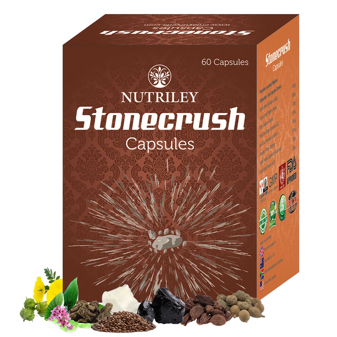     			Nutriley Kidney Stones, Stone Capsules, Capsule 60 gm Pack Of 1