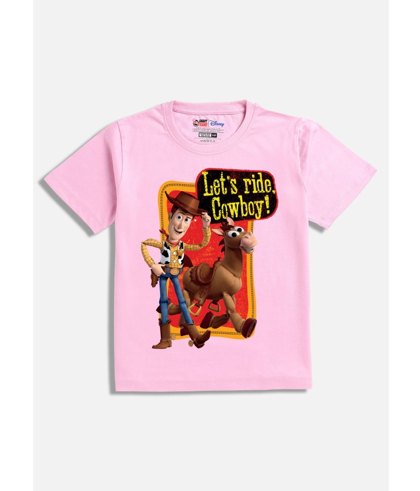     			Rydho - Pink Cotton Boy's T-Shirt ( Pack of 1 )