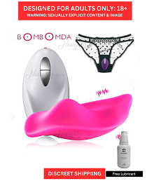 Remote Control Vibrato for Women Remote Control Vibrating Panties Wireless Vibrator Adult Panties Sex Toys Women By Naughty Nights + Free Lubricant