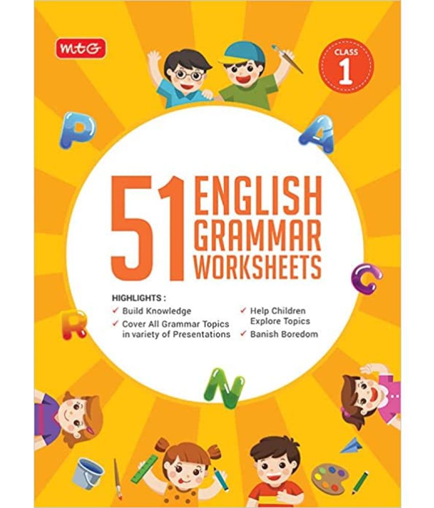    			51 English Grammar Worksheets Class-1