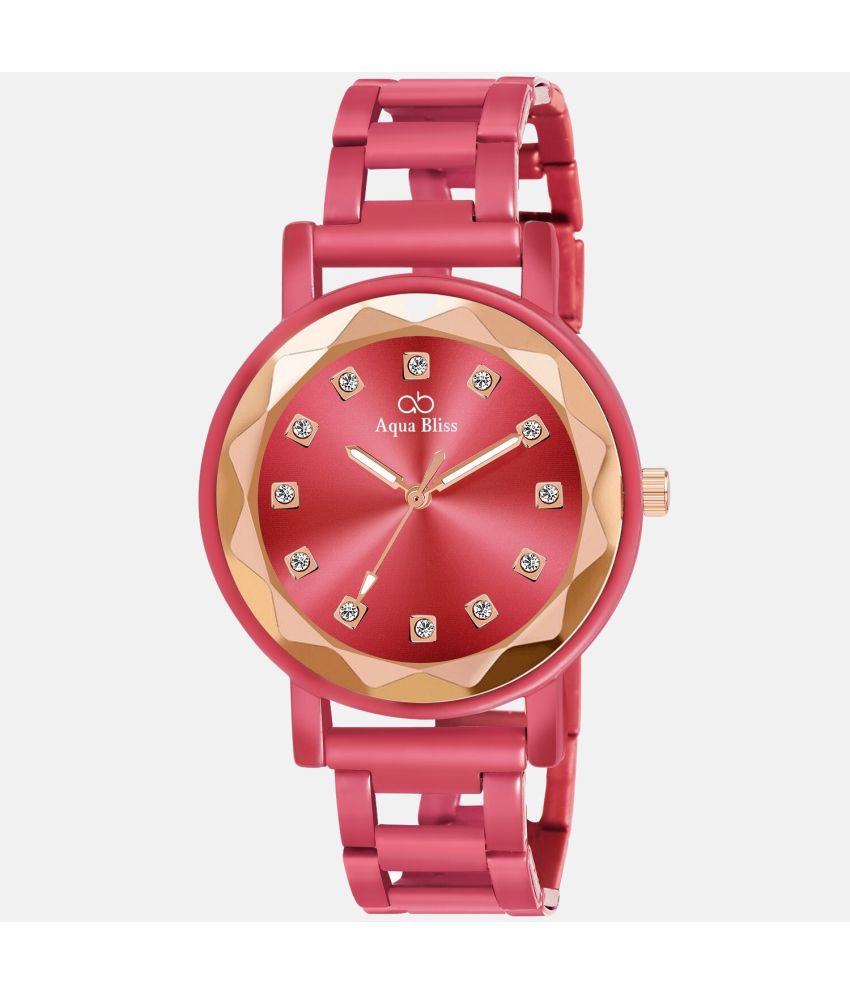     			AQUA BLISS - Red Stainless Steel Analog Womens Watch