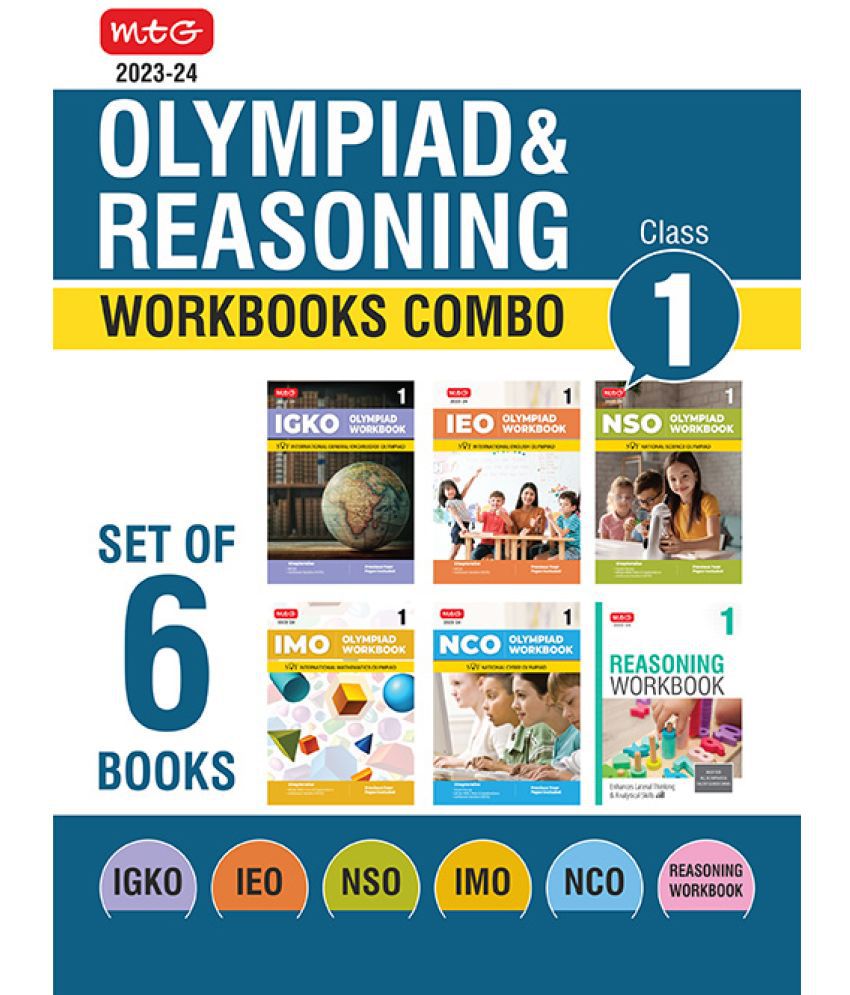     			Class 1: Work Book and Reasoning Book Combo for NSO-IMO-IEO-NCO-IGKO