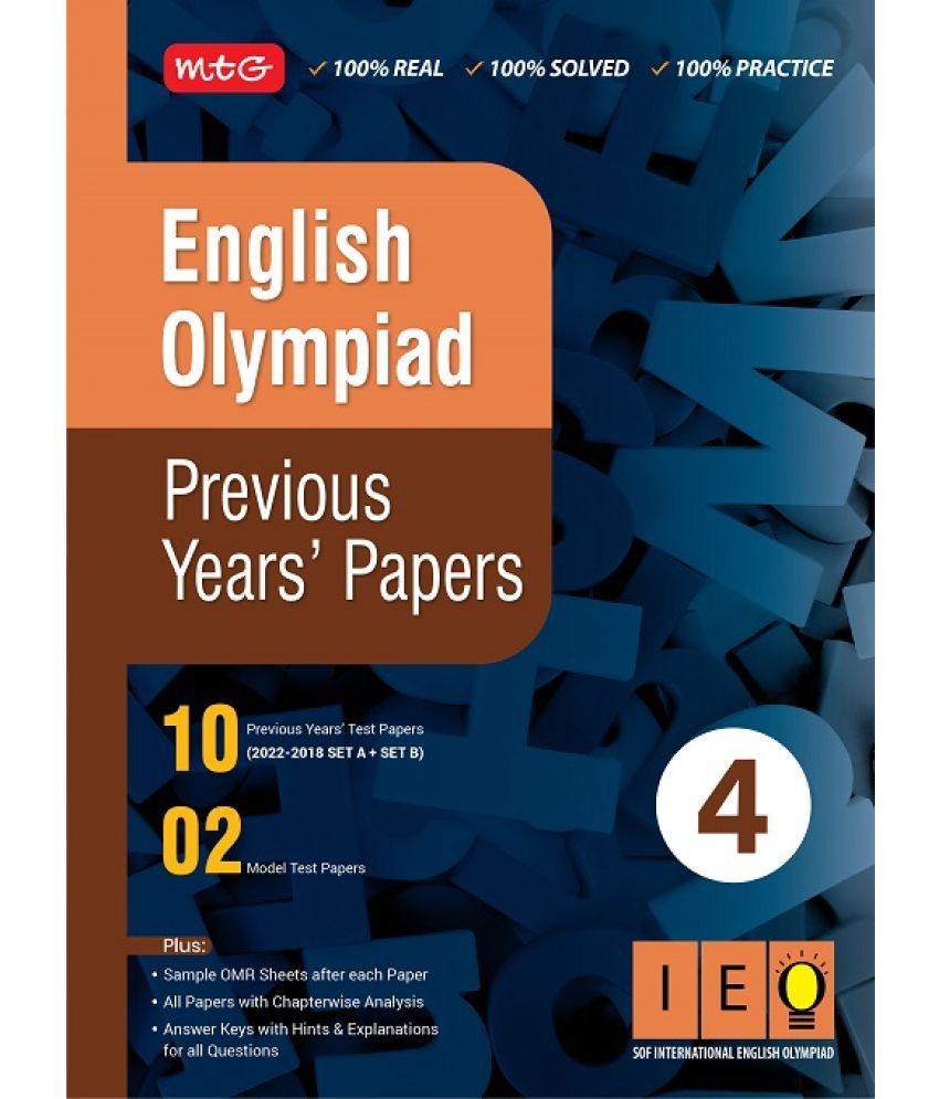     			Class 4 English Olympiad Previous 5 Years Papers