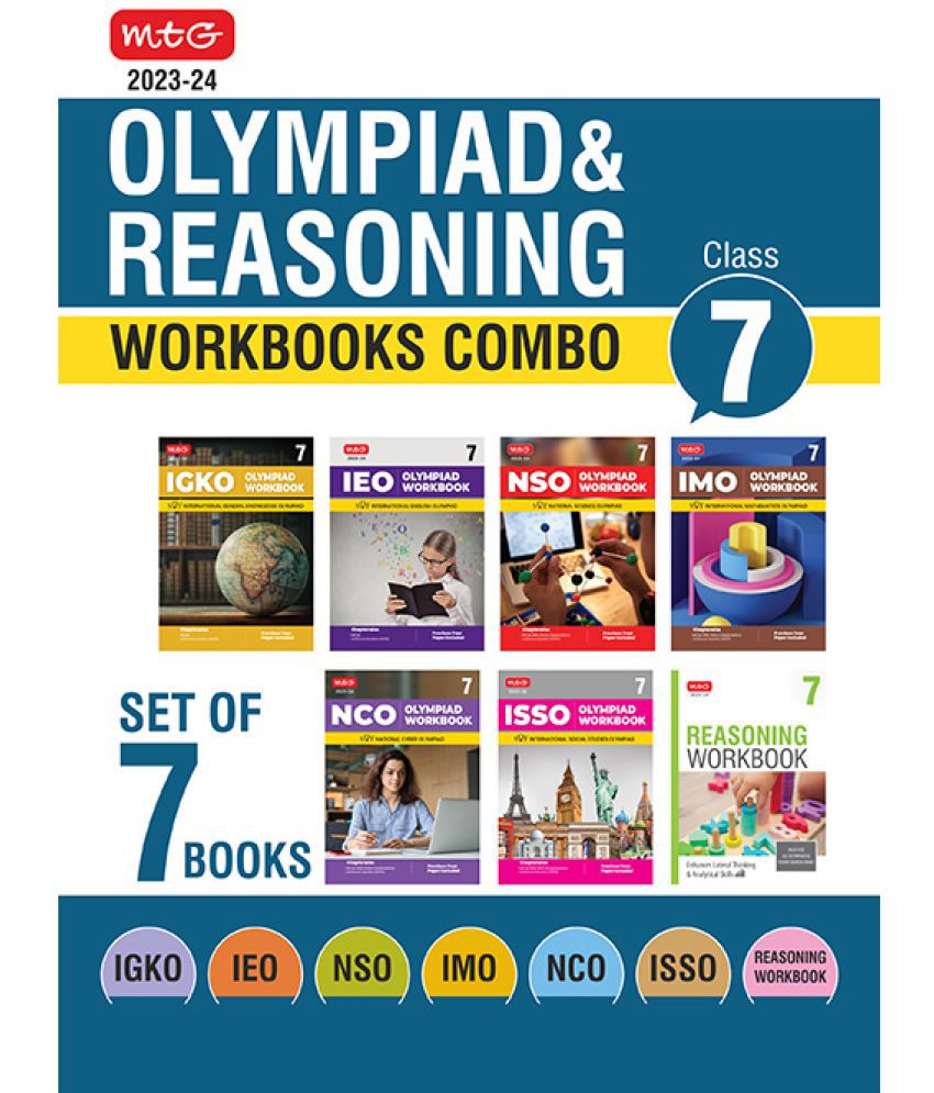     			Class 7: Work Book and Reasoning Book Combo for NSO-IMO-IEO-NCO-IGKO-ISSO