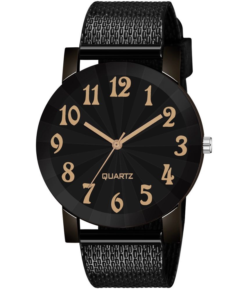     			Cosmic - Black Silicon Analog Men's Watch