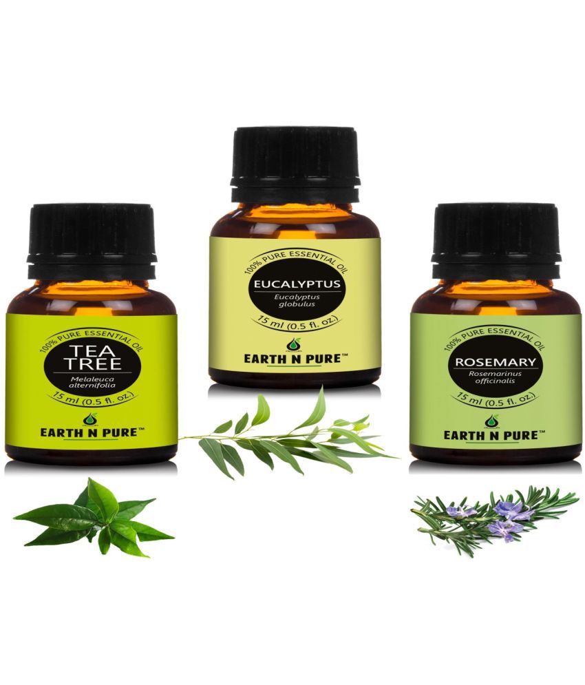     			Earth N Pure - Tea Tree Essential Oil 15 mL ( Pack of 3 )