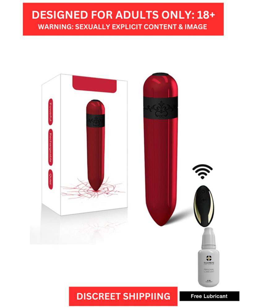     			Wireless bullet with strong vibrations and remote controller and a free lubricant
