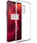 Case Vault Covers - Transparent Silicon Silicon Soft cases Compatible For OnePlus 6T ( Pack of 1 )