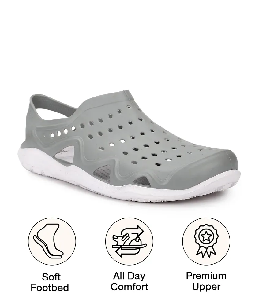 40% OFF on crocs Men Swiftwater Mesh Deck Sandal M on Amazon |  PaisaWapas.com