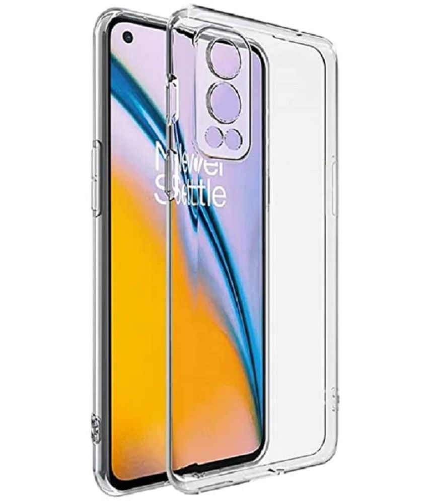     			Case Vault Covers - Transparent Silicon Silicon Soft cases Compatible For Oneplus Nord 2 ( Pack of 1 )