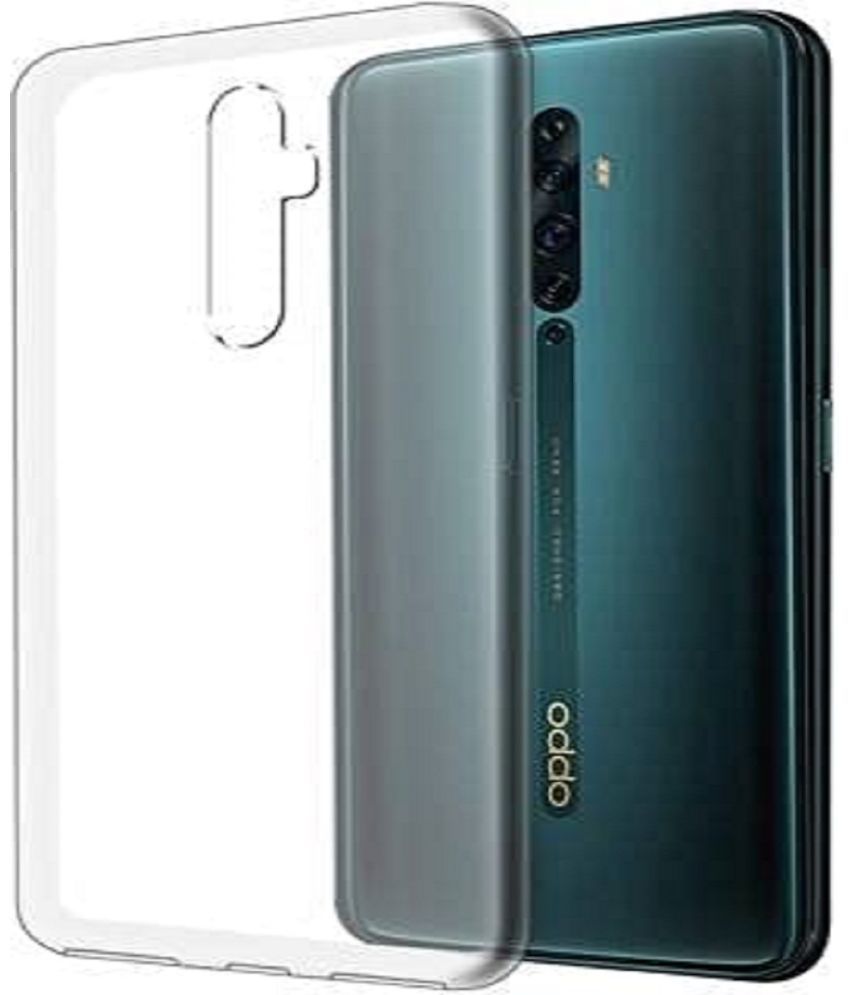     			Case Vault Covers - Transparent Silicon Silicon Soft cases Compatible For Oppo Reno 2F ( Pack of 1 )