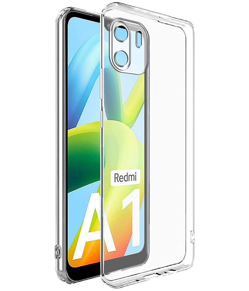     			Case Vault Covers - Transparent Silicon Silicon Soft cases Compatible For Xiaomi Redmi A1 ( Pack of 1 )