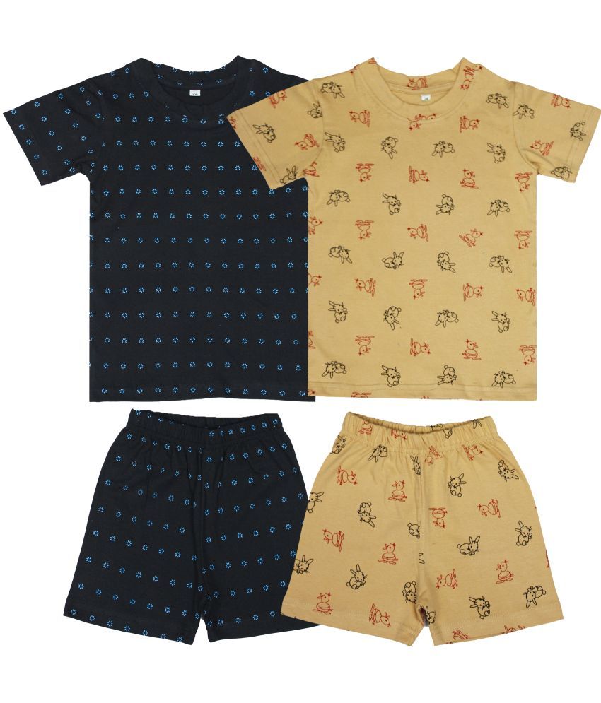     			Diaz - Multicolor Cotton Boys T-Shirt & Shorts ( Pack of 2 )