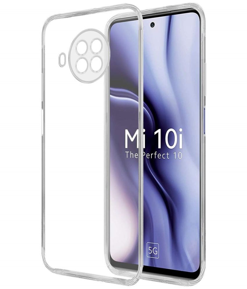     			ZAMN - Transparent Silicon Plain Cases Compatible For Mi 10i 5G ( Pack of 1 )