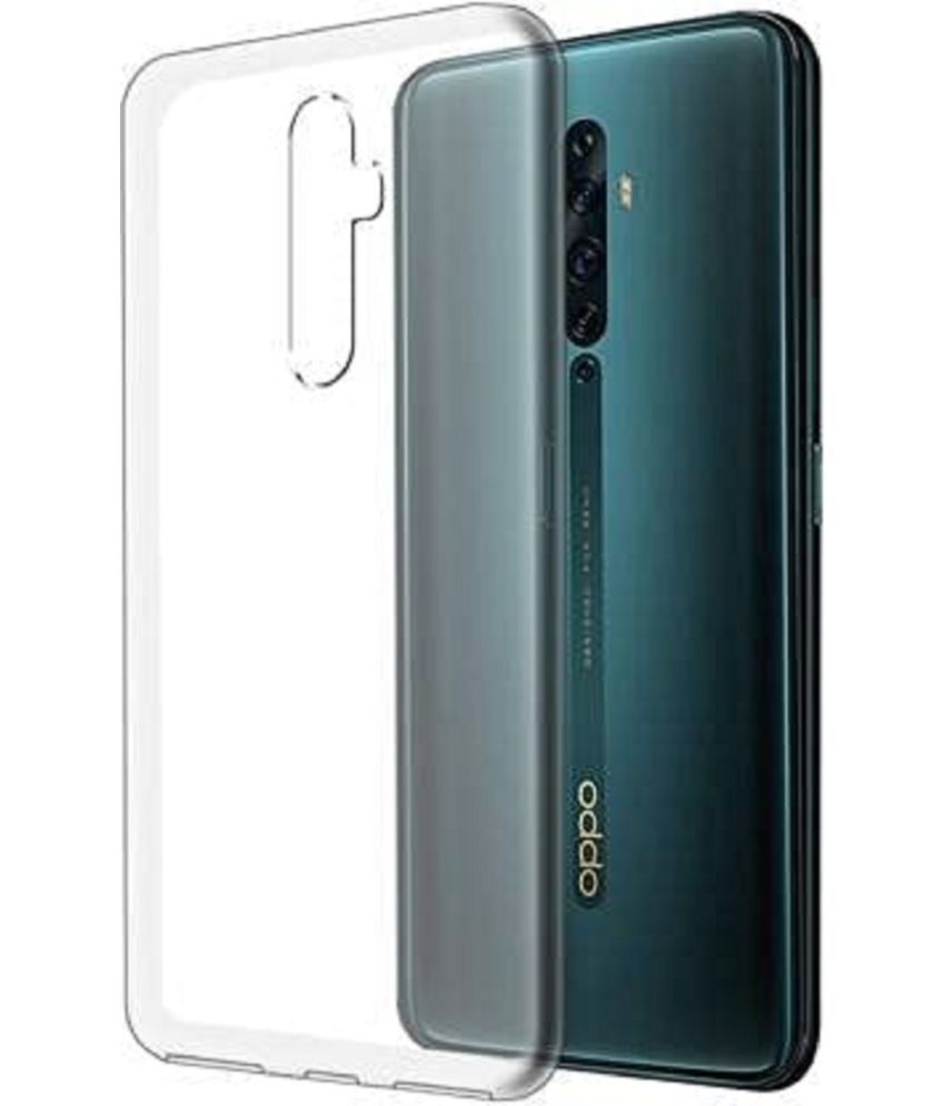     			ZAMN - Transparent Silicon Plain Cases Compatible For Oppo Reno 2Z ( Pack of 1 )