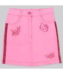 Cutecumber Pack of 1 Girls Polyester A-Line Skirt ( Pink )