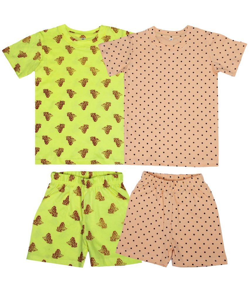     			Diaz - Multicolor Cotton Boys T-Shirt & Shorts ( Pack of 2 )