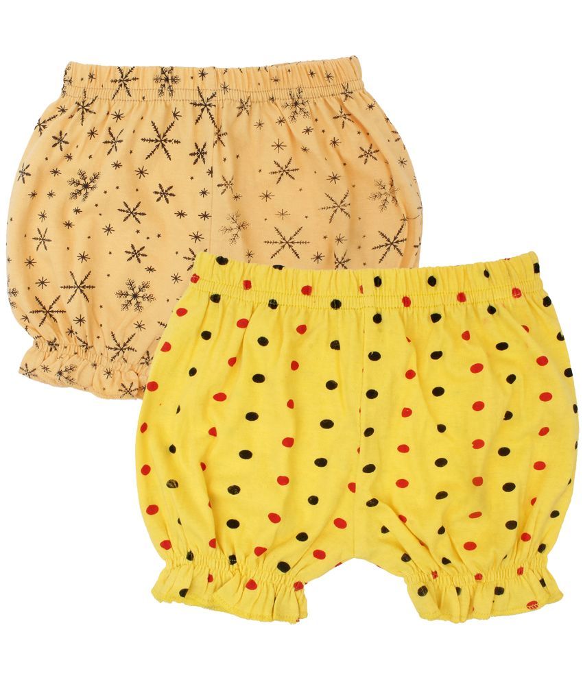     			Diaz - Multicolor Cotton Girls Hot Pants ( Pack of 2 )