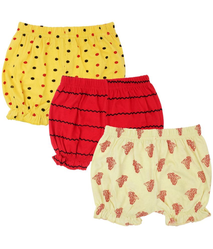     			Diaz - Multicolor Cotton Girls Hot Pants ( Pack of 3 )