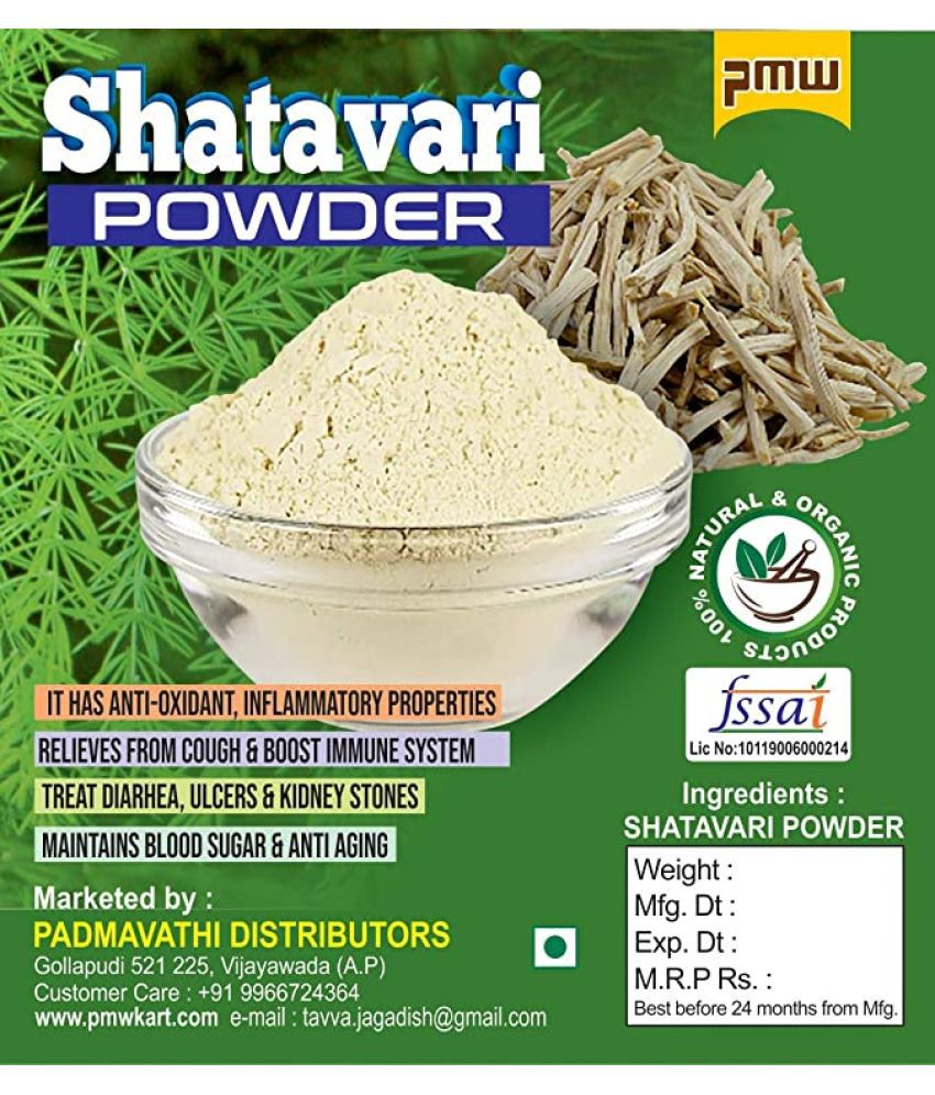     			Satavar - Shatavari POWDER - Shatamull - ASPARAGUS RACEMOSUS - Natural & Original - 100 Grams - Loose Packed