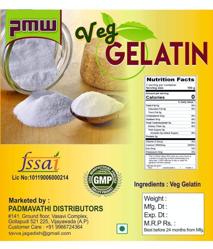     			Veg Gelatin Powder - Vegetarian Gelatin - Food Grade - Carrageenan - Carrageen - Irish Moss - 250 Grams