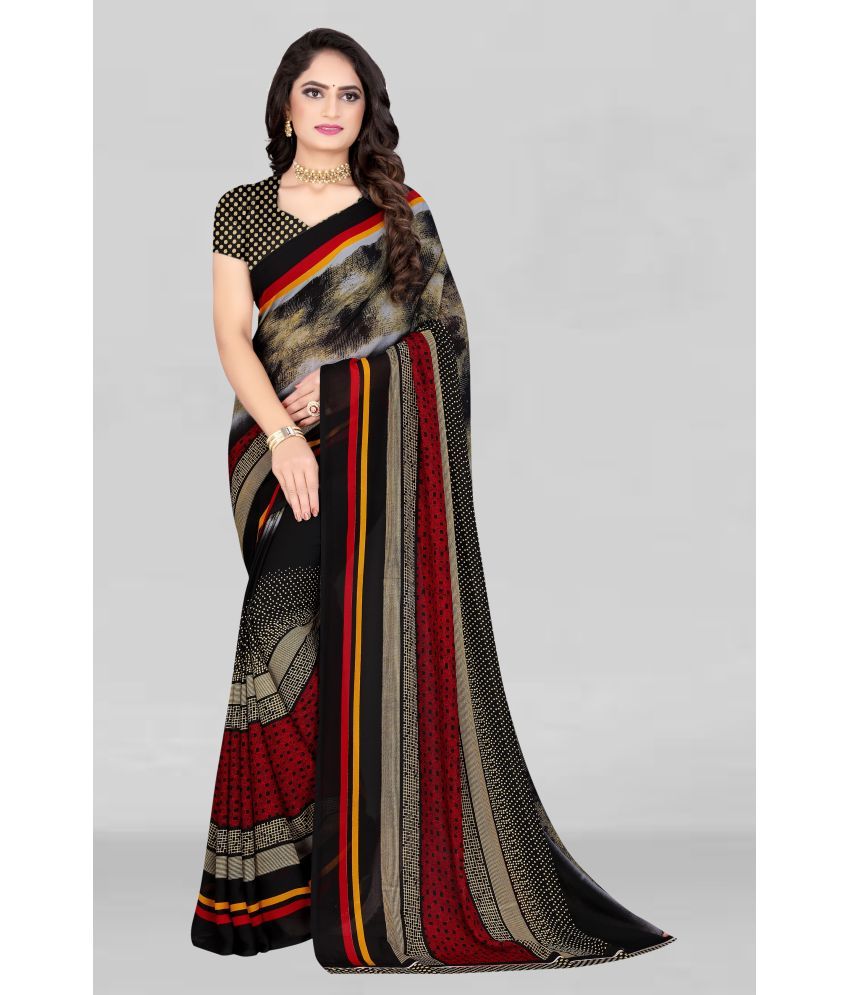     			LEELAVATI - Multicolor Georgette Saree With Blouse Piece ( Pack of 1 )