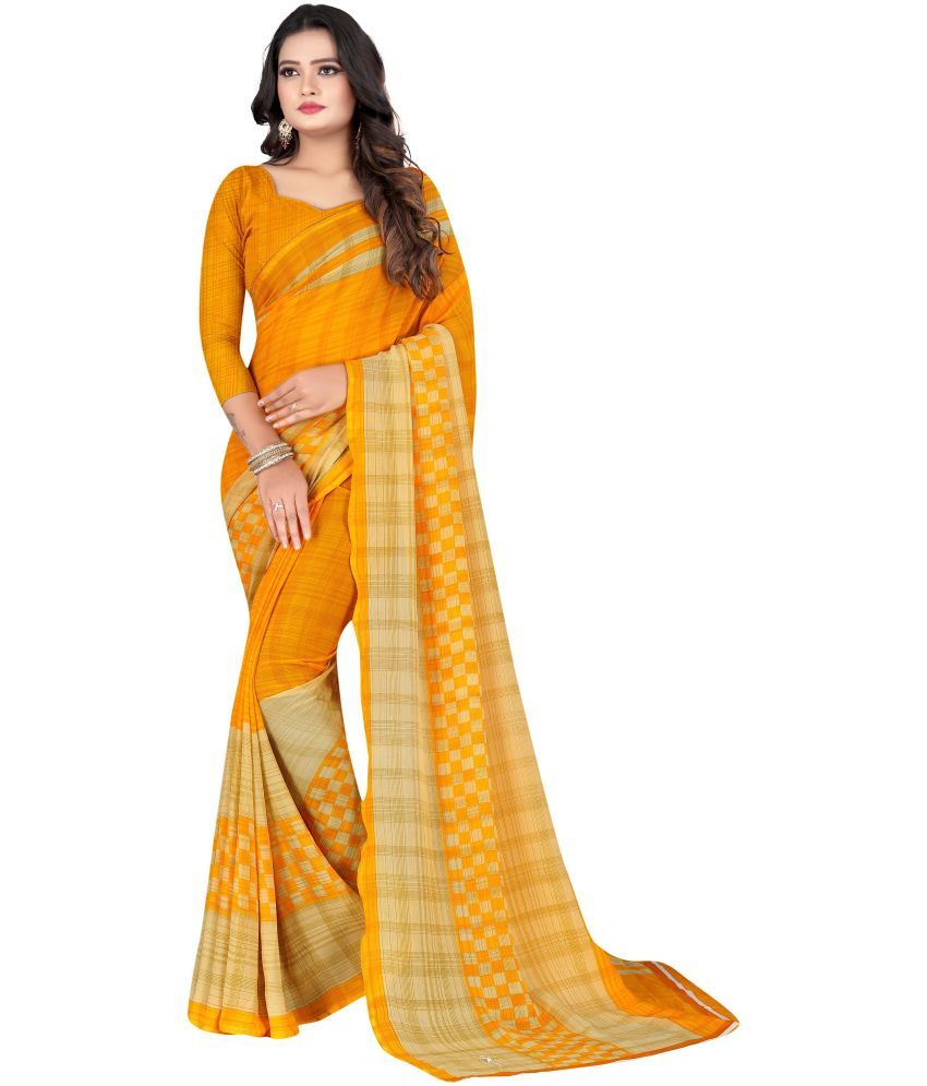     			LEELAVATI - Multicolor Georgette Saree With Blouse Piece ( Pack of 1 )