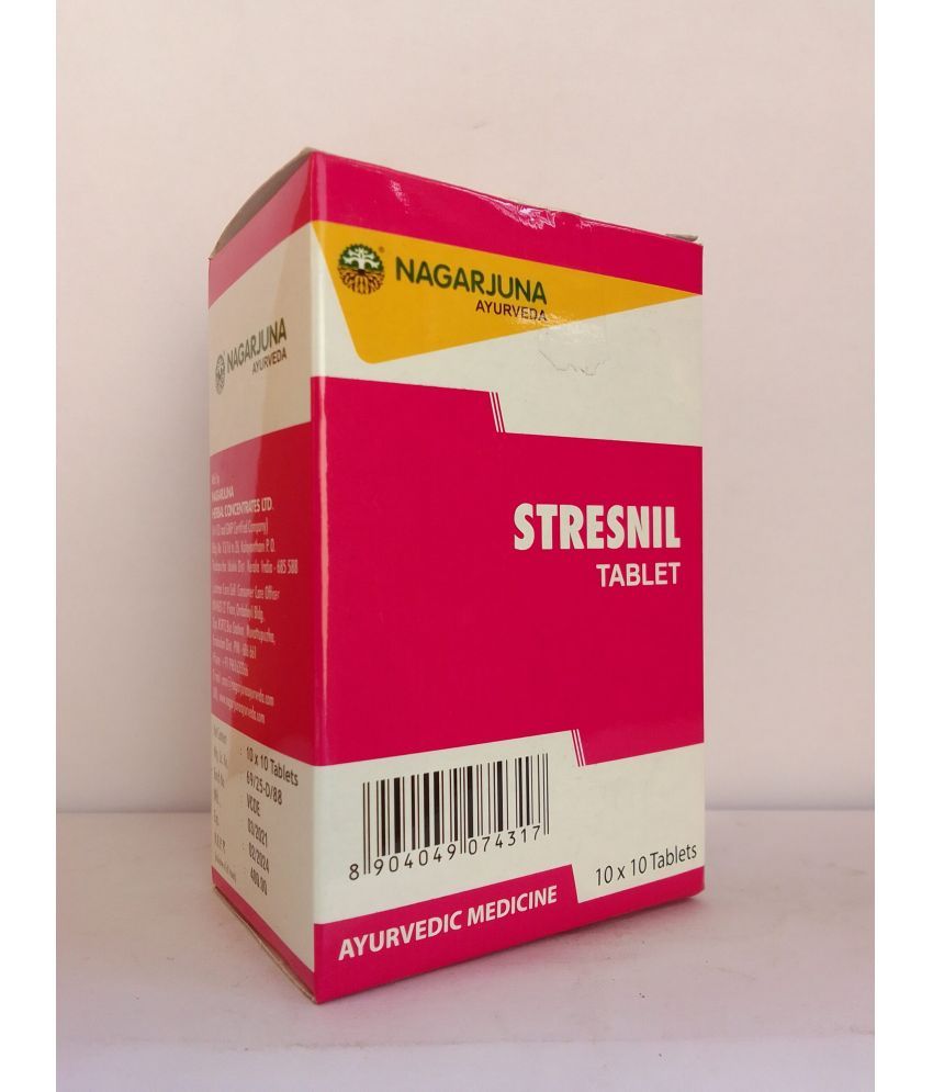     			NAGARJUNA NAGARJUNA AYURVEDA STRESNIL TABLET (PACK OF 2)