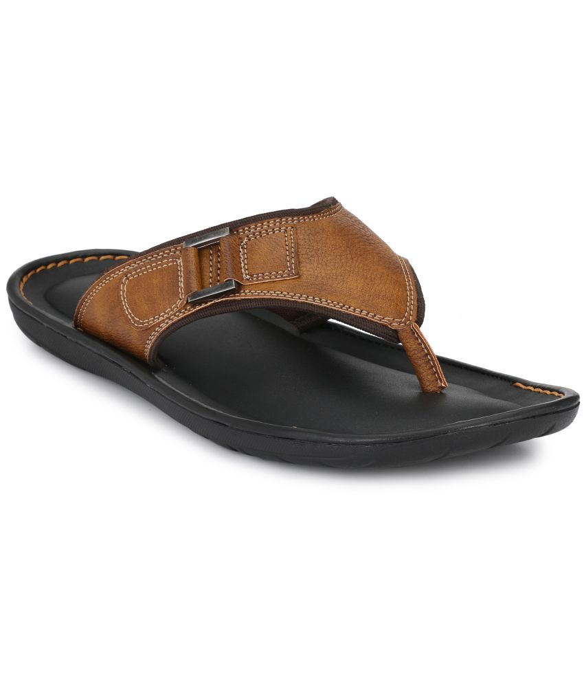     			SHENCES - Tan Men's Sandals