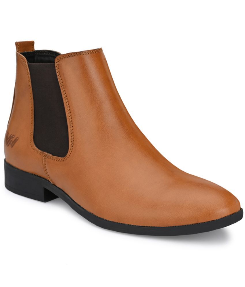     			viv - Brown Men's Chelsea Boots