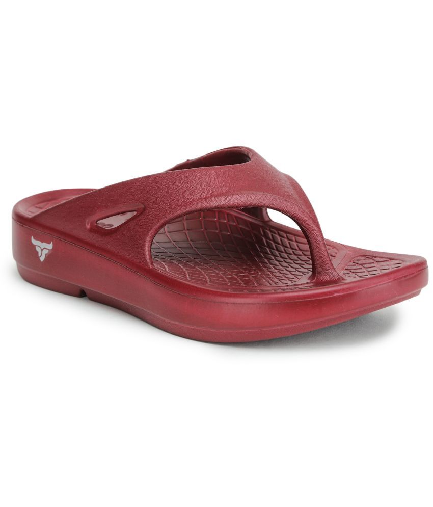     			Abros - Maroon Men's Thong Flip Flop