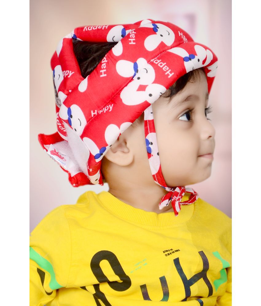     			Thank You Mommy Red Cotton Baby Helmet