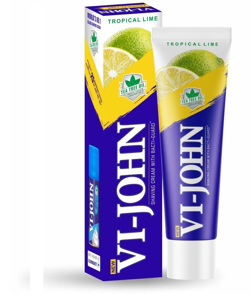     			Vi-John Tropical Lime Shaving Cream 125 g Pack of 4