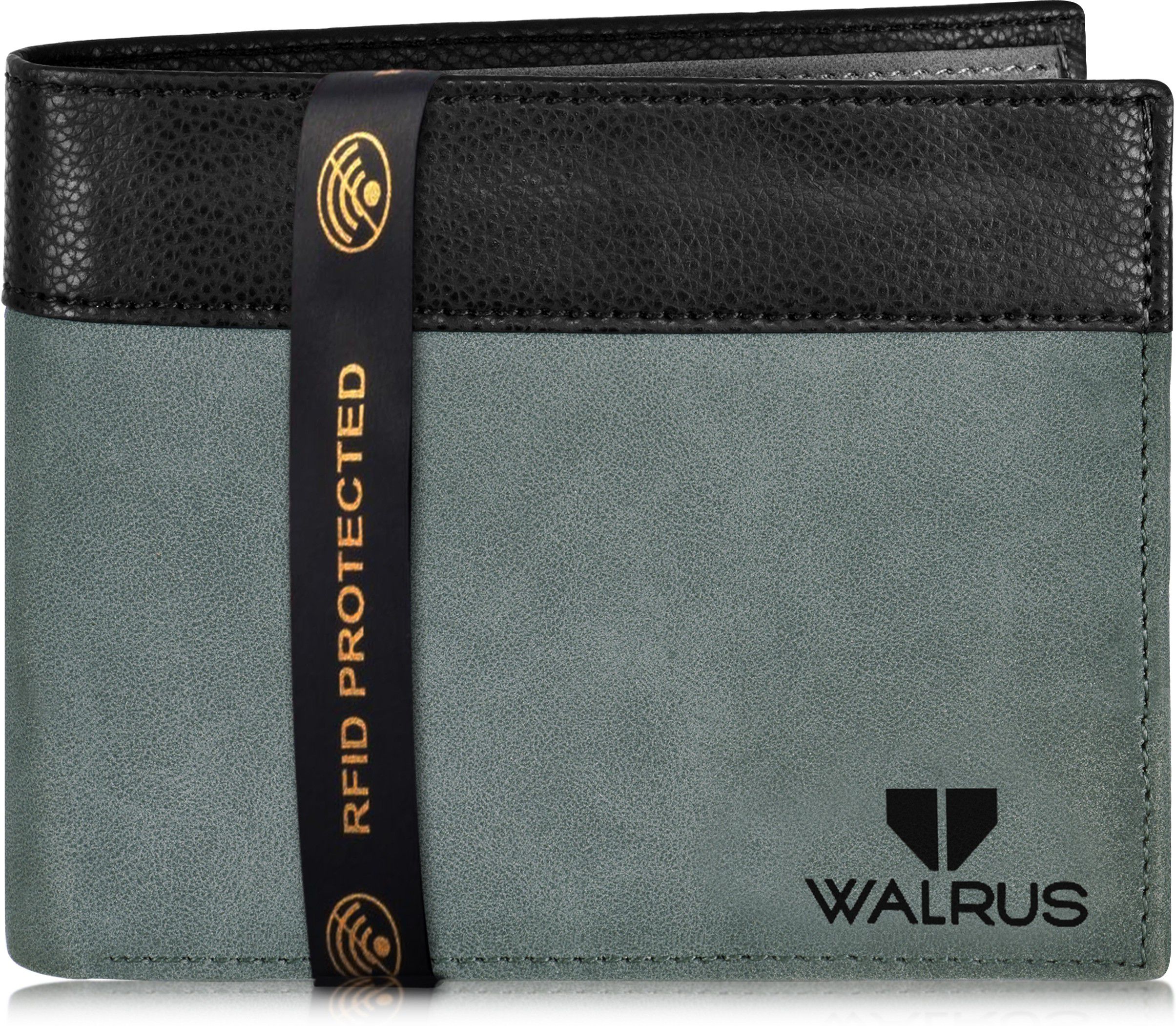     			Walrus - Multicolor Faux Leather Men's Regular Wallet ( Pack of 1 )