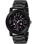 IIK COLLECTION - Black Stainless Steel Analog Men's Watch