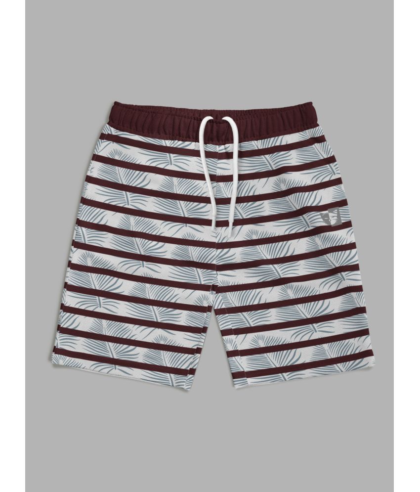     			HELLCAT Pack of 1 Girls Cotton Blend Hot Pants ( Burgundy )