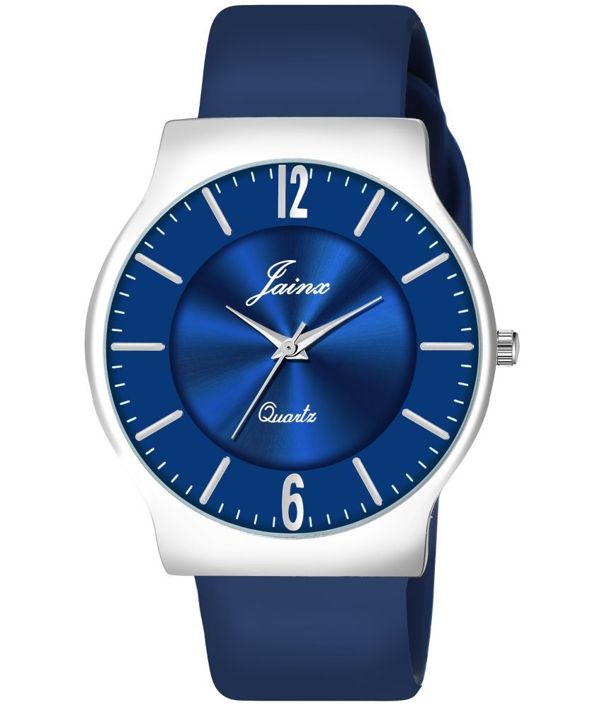     			Jainx - Blue Silicon Analog Men's Watch