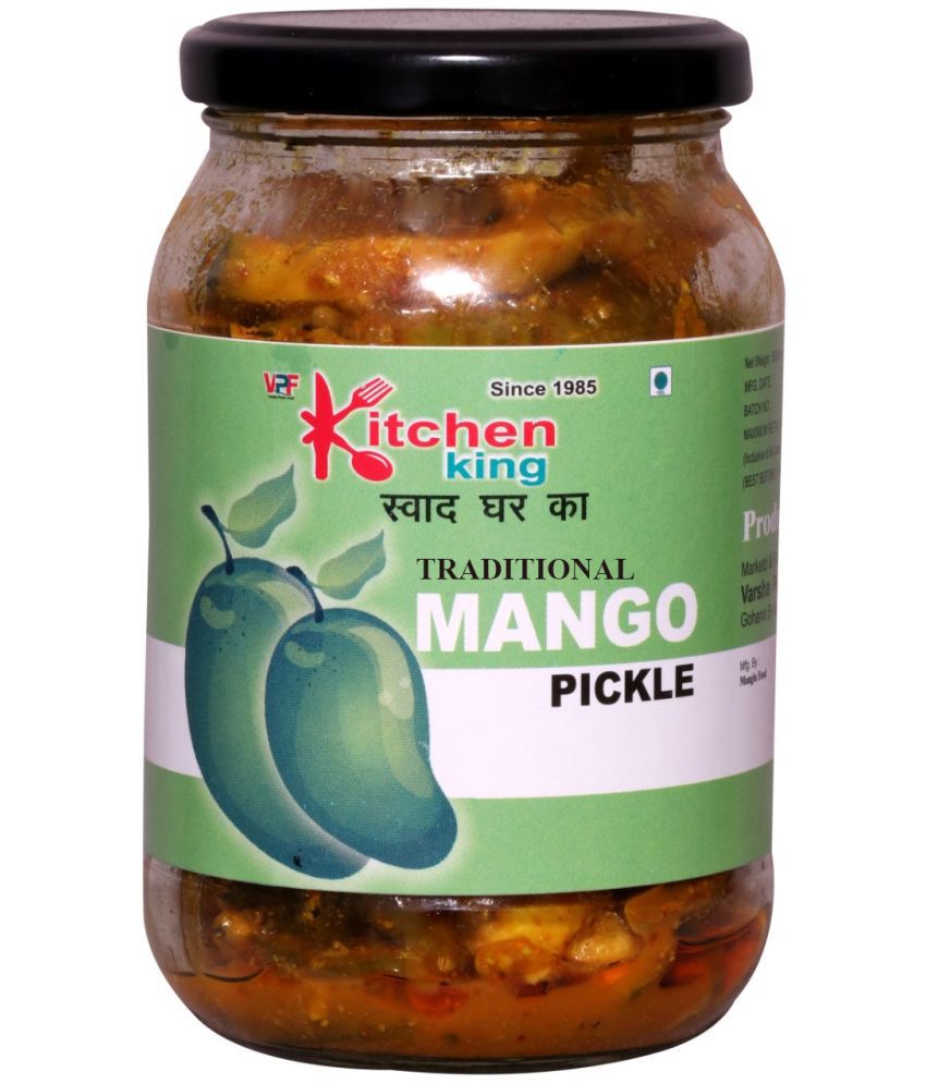     			Kitchen King Since-1985 Traditional Mango Pickle (Real Taste of Punjabi Pickle) Premium Pickle Jar| Pickle 500 g