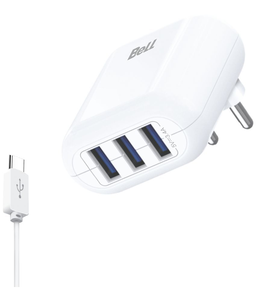     			Bell - Type C 3.4A Travel Charger