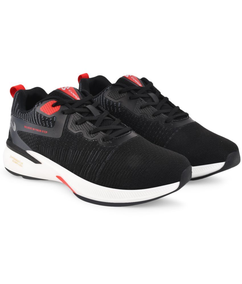     			Campus - NODE Black Men's Sports Running Shoes