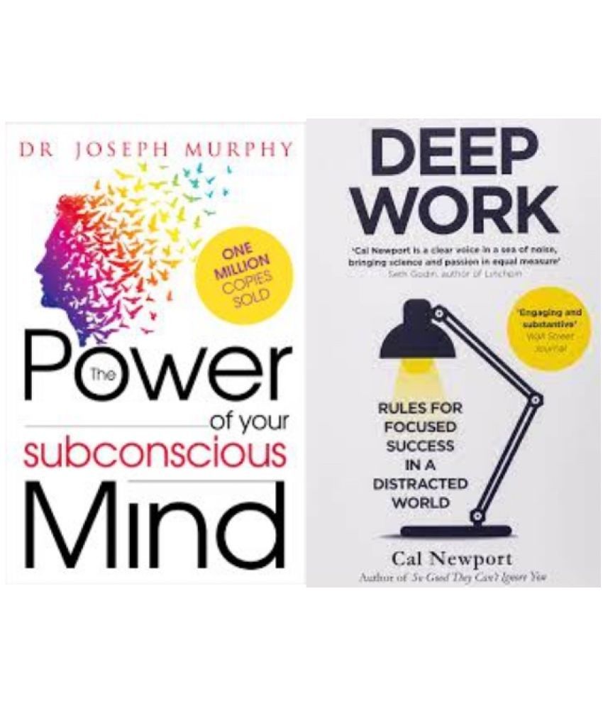     			Deep Work + The Power Of Your Subconscious Mind (Combo Of 2 Books)  (Paperback, Joseph Murphy, Cal Newport)